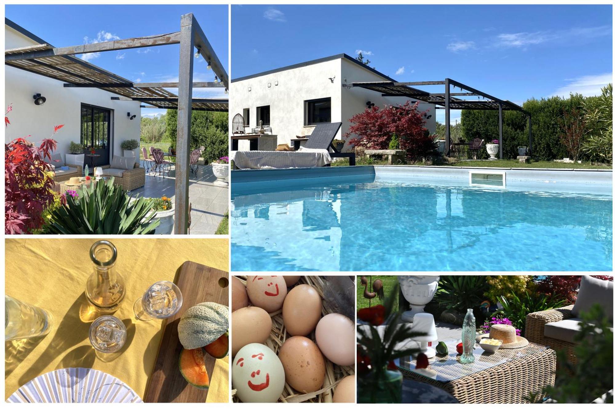 Villa Le Galinié Chic'Art. Un bel Atelier avec Piscine Carpentras Exterior foto